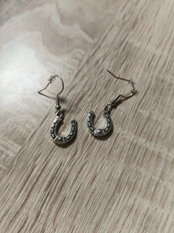 Boucles d'oreilles fer a cheval