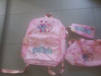 Trio sac à dos sac à main trousse Stitch 