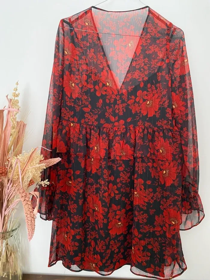 Robe fleurs soirée été - photo numéro 2