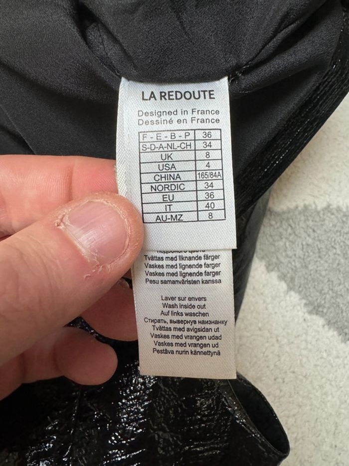 Robe en similicuir La Redoute Taille 36 - photo numéro 4