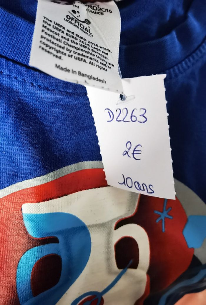 D2263 - tee-shirt garçon 10 ans - photo numéro 3