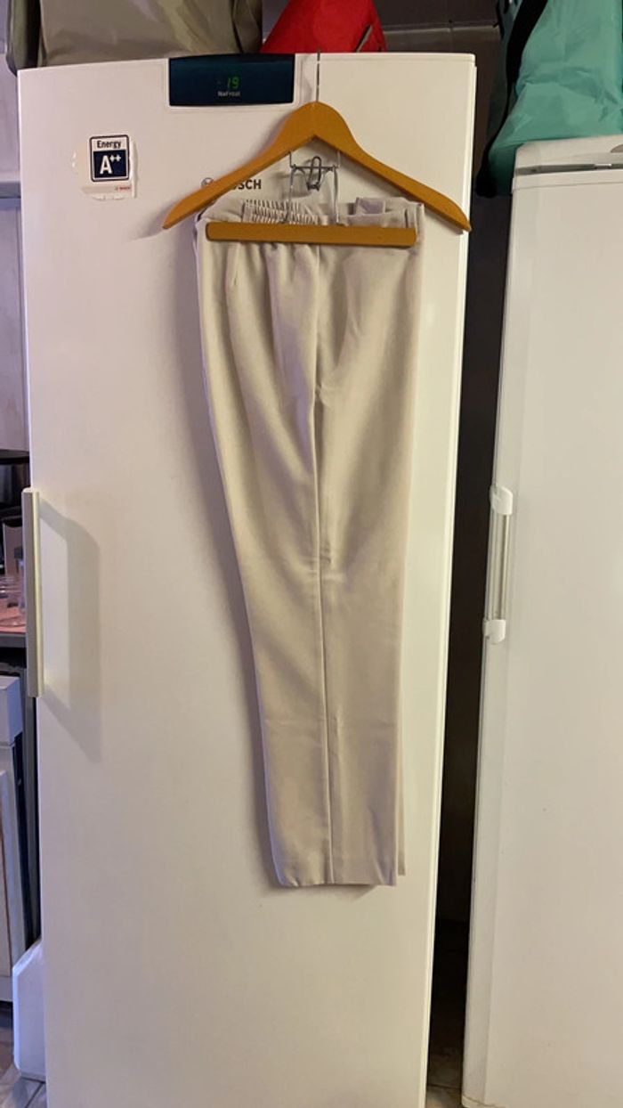 Pantalon diane laury taille 46 beige