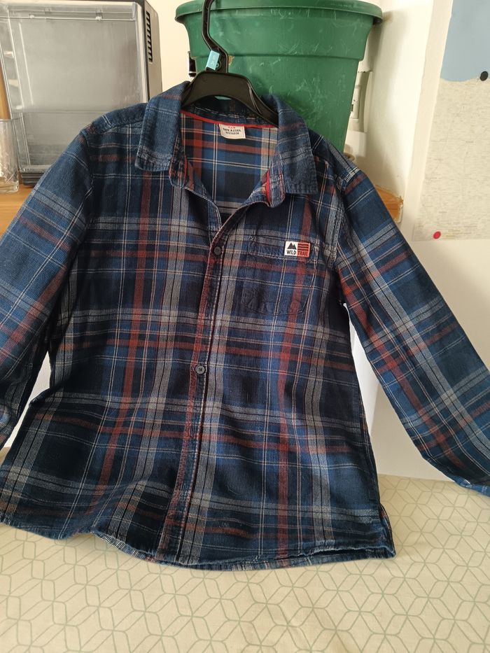 Chemise à carreaux TAO 10 ans
