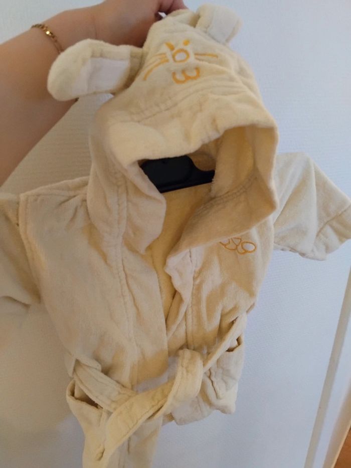 Sortie de bains 🛁 coton 100% 12mois - photo numéro 3