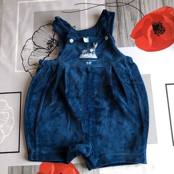 Salopette bleue marine