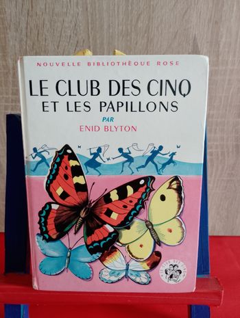 Le Club des Cinq et les papillons, n° 96, 1964, bibliothèque rose