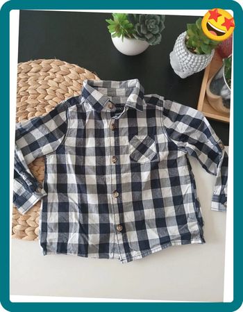 Jolie chemise garçon Taille 12 mois🌿🦁