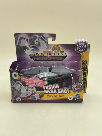 Transformers Bumblebee Cyberverse Adventures Fusion Mega Shot Megatron Hasbro neuf