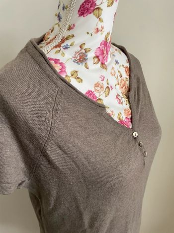Robe pull à manche courte