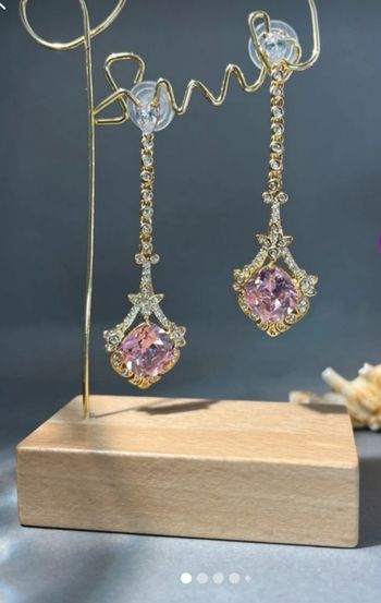 Boucle d'oreilles acier plaqué or