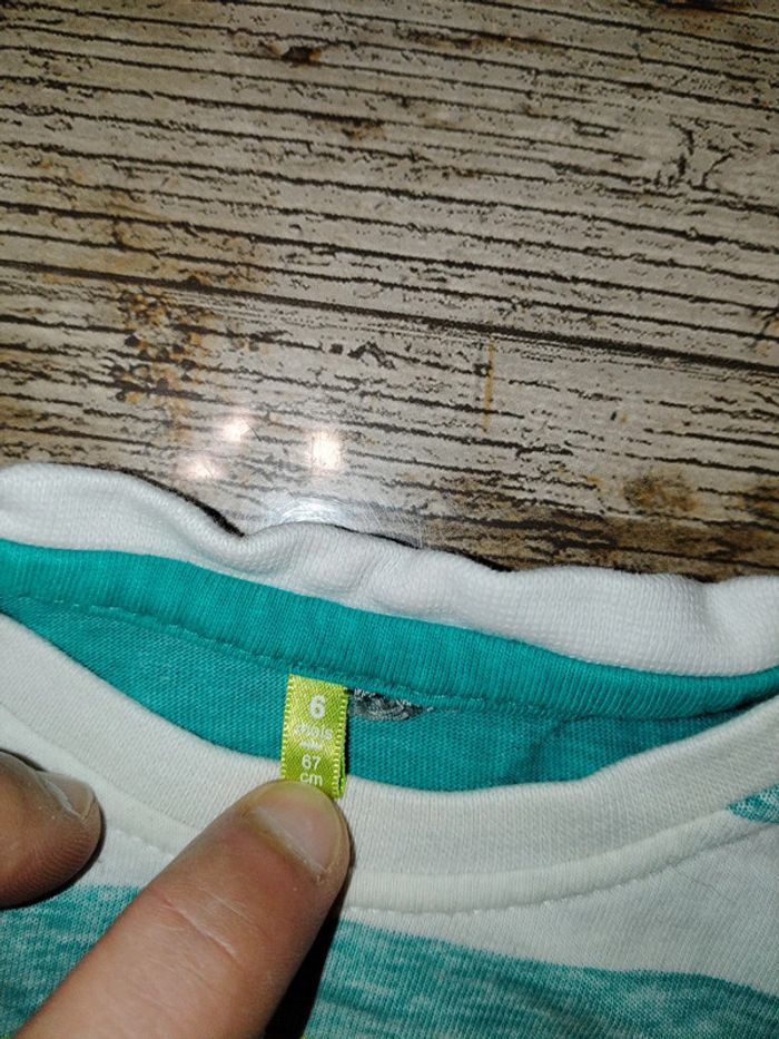 Joli t-shirt garçon été 6 mois 68 cm - photo numéro 4