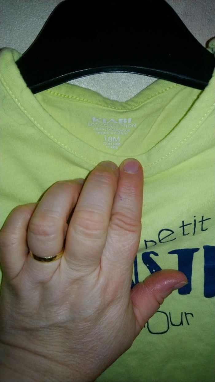 Joli tee shirt bébé garçon 18 mois kiabi neuf - photo numéro 5
