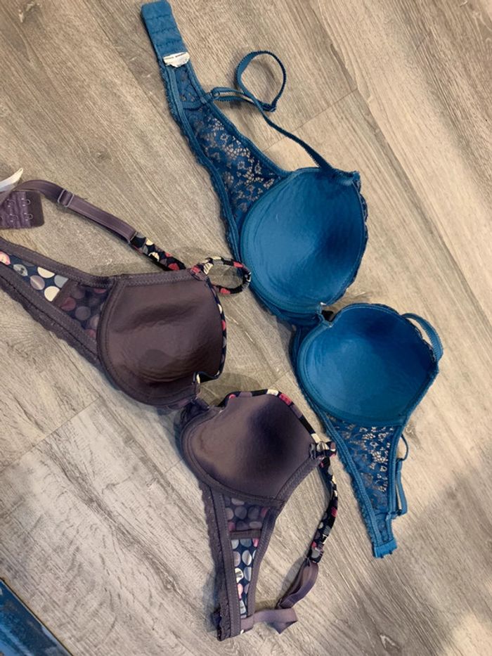 Lot de 2 soutiens gorges 85 B - photo numéro 2