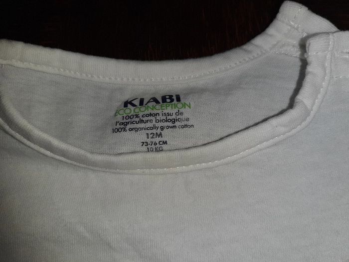 Sweatshirt blanc 12mois - photo numéro 2