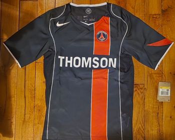 Maillot PSG domicile réédition Total 90 Pauleta saison 2004/2005