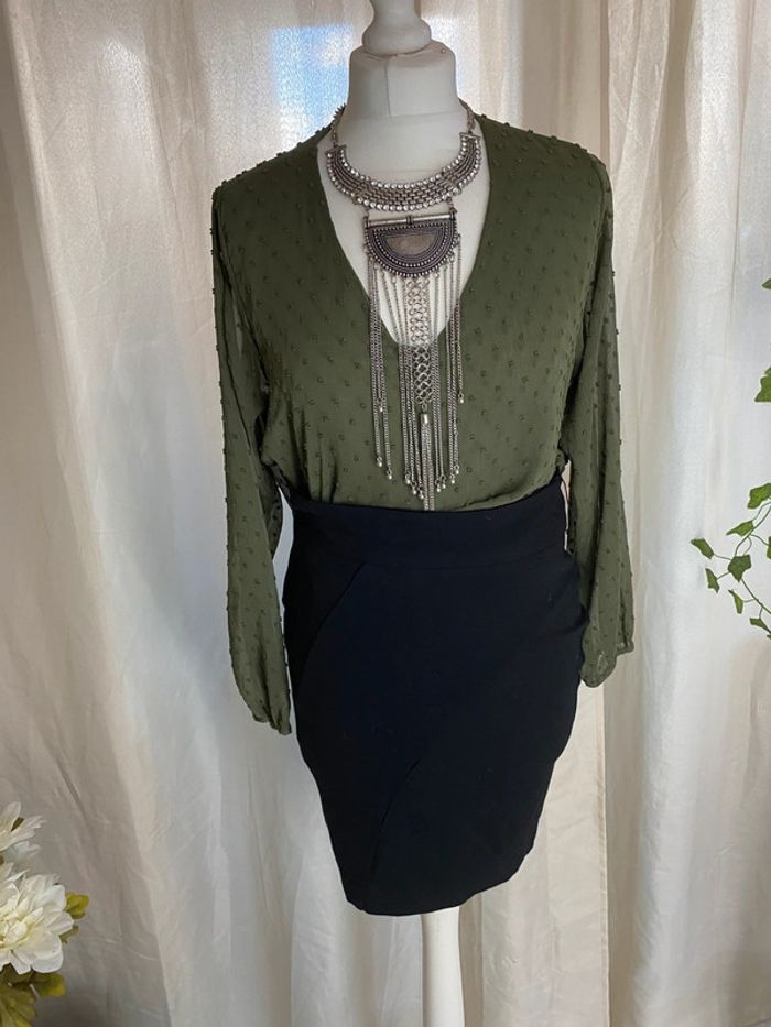 Blouse kaki