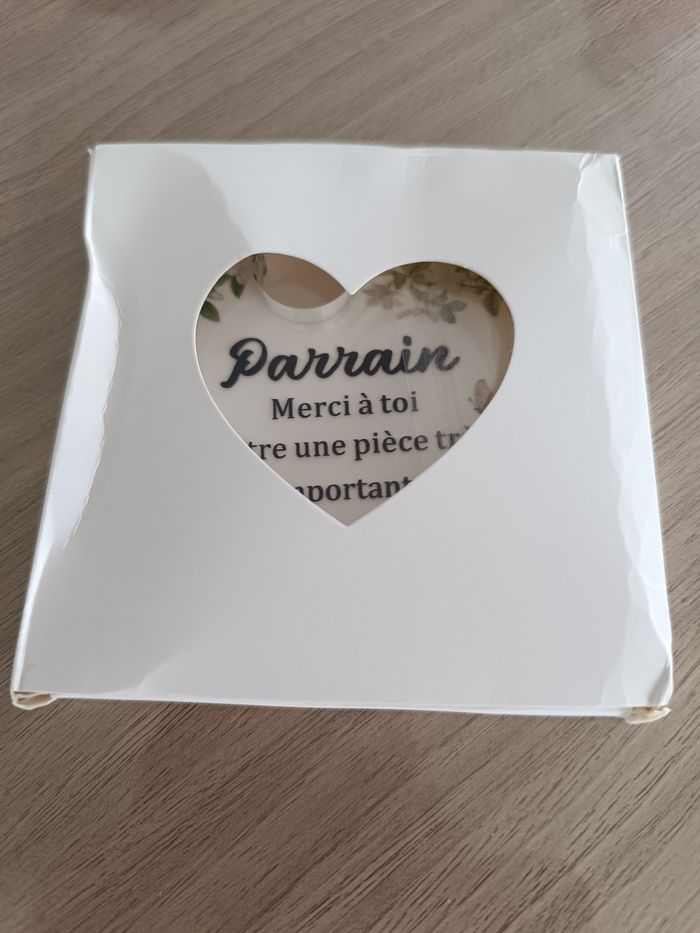 Petit cadre cadeau parrain neuf - photo numéro 3