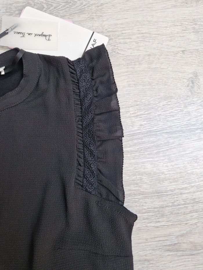 Top Naf Naf XS noir avec étiquette - photo numéro 4