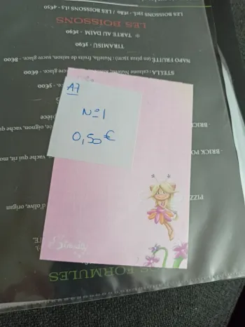 Feuille Diddl A7 1 0,50€