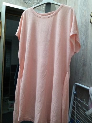 Robe tunique saumon TU