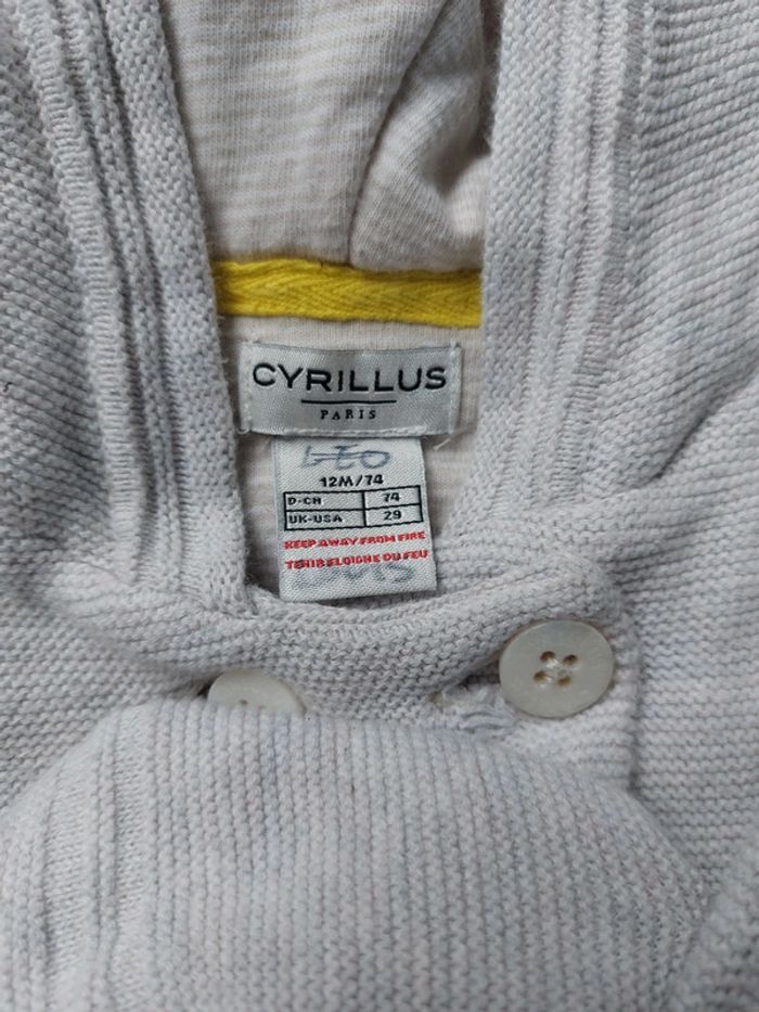 Gilet épais avec capuche Cyrillus taille
12 mois - photo numéro 3
