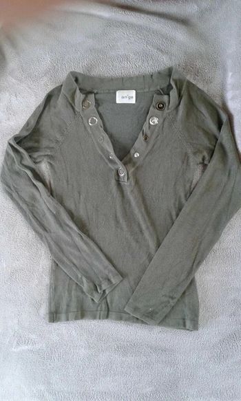 Pull kaki ange taille 1