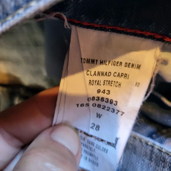 Pantacourt Jeans Femme vintage Y2K 🩳 Tommy Hilfiger - Taille W28 / FR38 - photo numéro 10