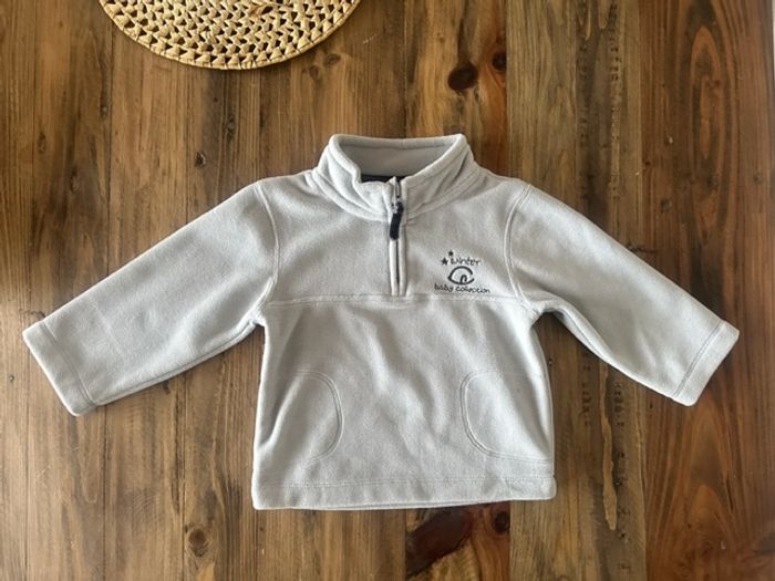 Sweat gris – 9 mois – Tex Baby