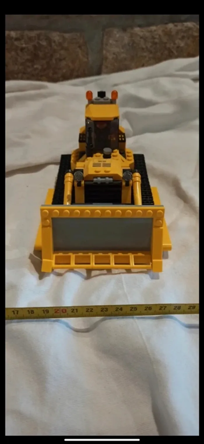 Engin véhicule bulldozer lego - photo numéro 2