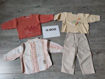 ensemble garçon 18 mois o'kids et absorba