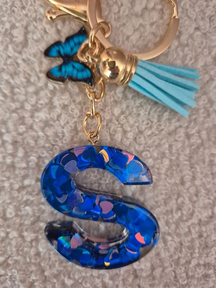 Porte-clé lettre S - photo numéro 2