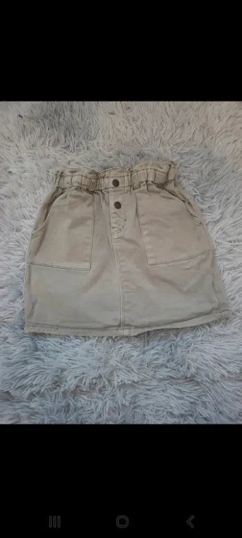 Jupe kaki gémo 7 ans