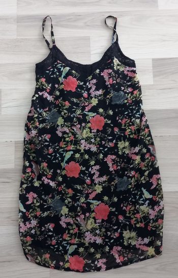Robe à motifs à bretelles Kiabi taille M