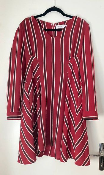 Robe Rayée Evasée Taille L