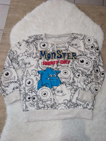 Pull 6 ans monstre tâcher