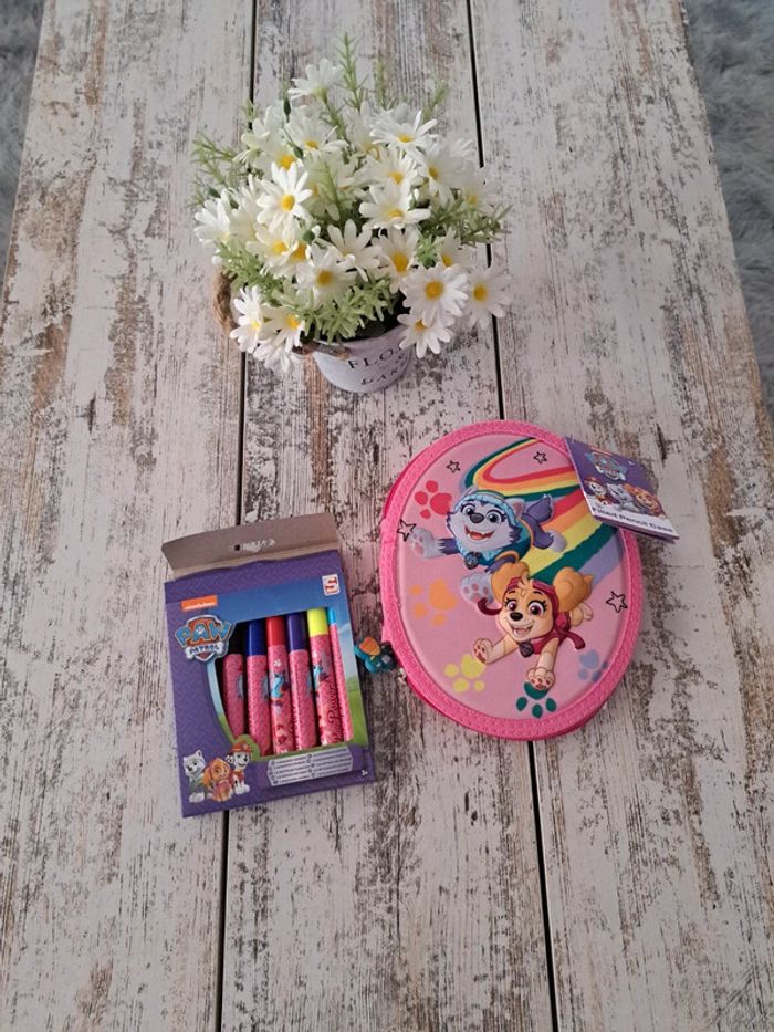 Trousse neuve & feutres pat patrouille - photo numéro 2