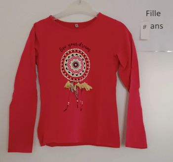 T-shirt ml attrape rêves 8 ans