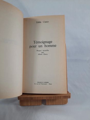 Edda Ciano, Témoignage pour un homme, C8