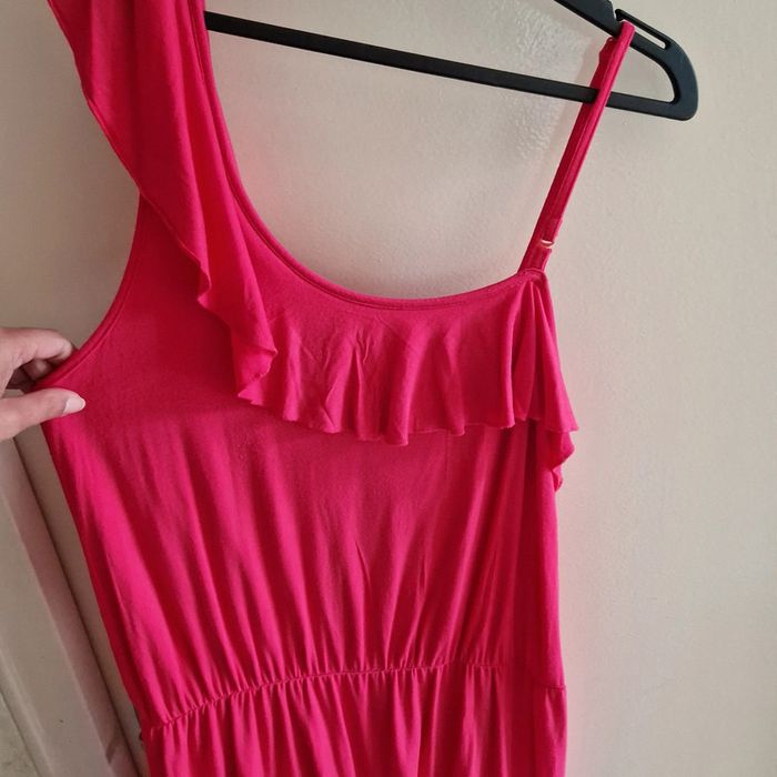 40/42  L robe été fluide rose fushia - photo numéro 2