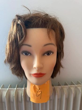 Tête malléable professionnelle - Cheveux naturels