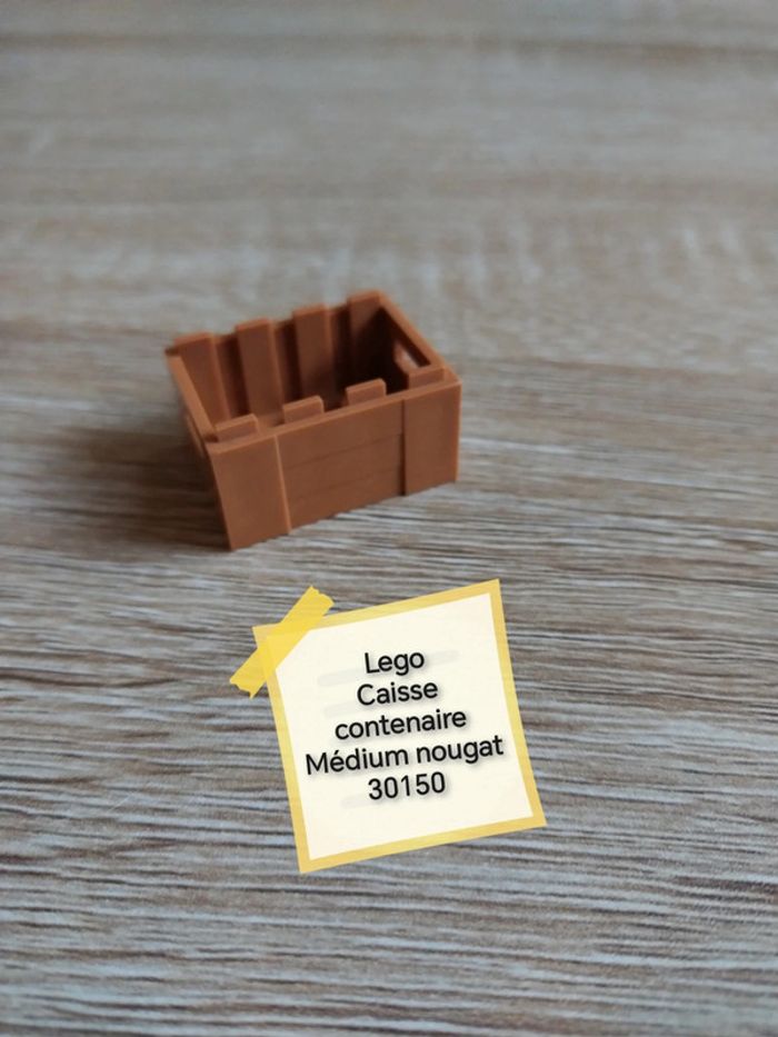 Lego caisse contenaire médium nougat
