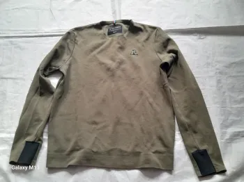 Sweat homme kaki technique pour le cheval Le Coq Sportif taille M