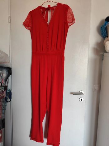 Combinaison pantalon rouge
