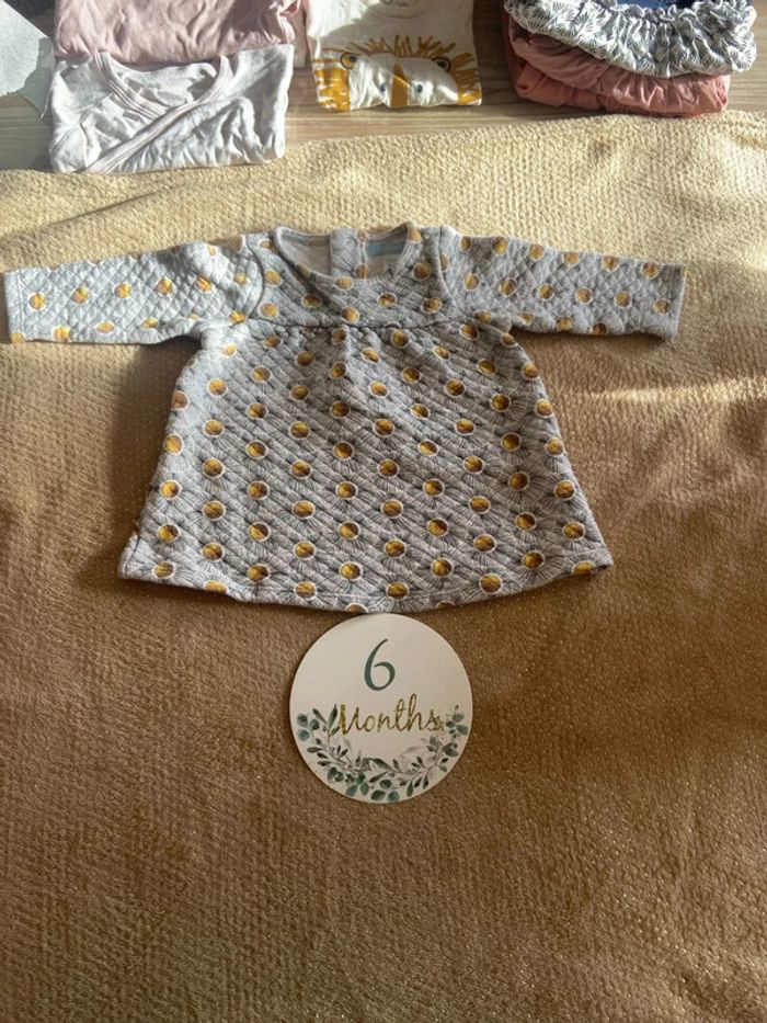 Robe manches longues 6 mois