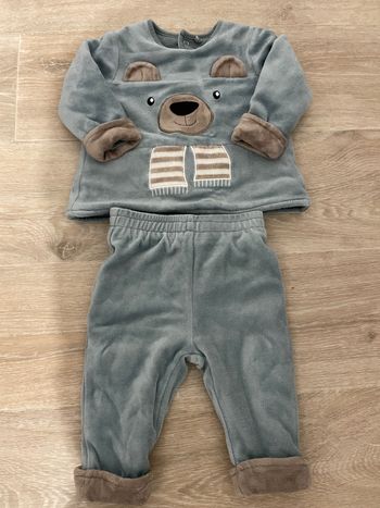 Ensemble Pyjamas velours