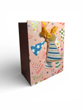 Sac cadeau anniversaire Kariiou 17,5 x 23 x 10 cm Neuf