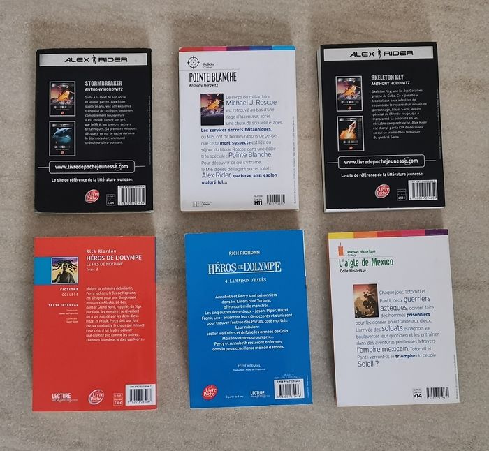 Alex Rider 3 premiers volumes - Héros de l'Olympe Tomes 2 et 4 Rick Riordan - photo numéro 2