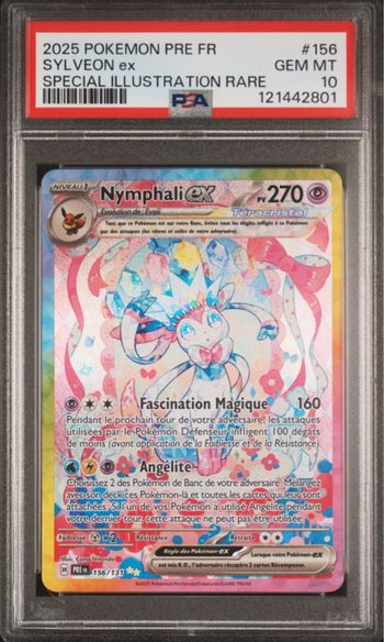 Nymphali ex 156/131 PSA10 - Évolutions prismatiques 8.5