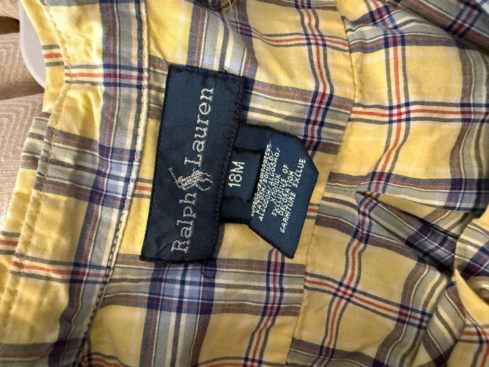 Chemise à carreaux garçon Ralph Lauren 18 mois - photo numéro 4