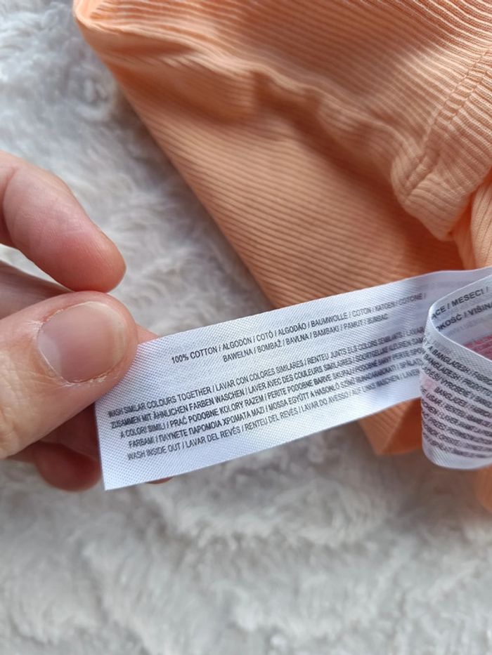 Ensemble été (débardeur+shirt assorti) Fille 3/6 mois Primark 100% coton - photo numéro 8